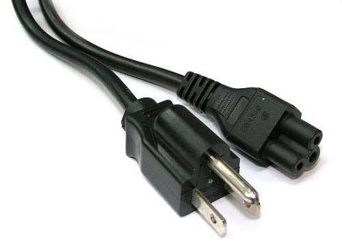 US NEMA 5-15P Plug to C5 Extension Cable 1.5m